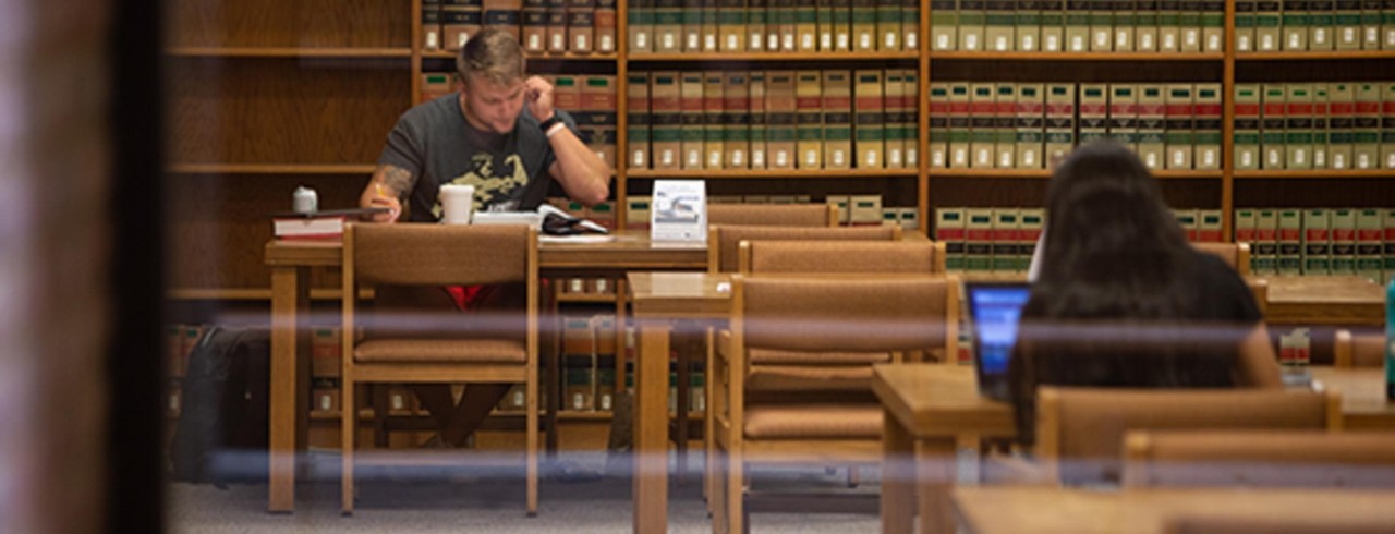 Study, StockUC Law students studying.